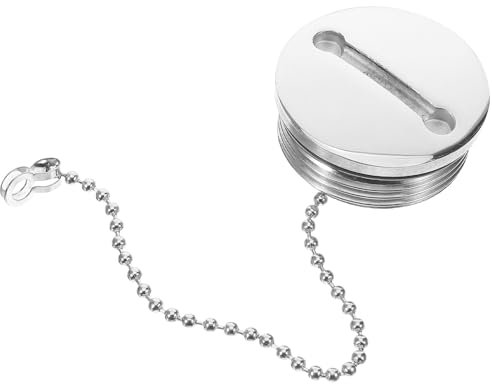 INOOMP Practical Stainless Steel Boat Tank Cover Chain Accessory for Secure Tank Cap Replacement for Boat Applications