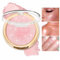 Prreal Highlighter Powder, Shimmer Highlighter Palatte, Face Body Glow Highlighter Glitter, Natural Highlighter Luminizers Powder Makeup, highlighter Puder for Eye Body Festival Makeup,#02
