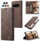 Cracedily Coque pour Samsung Galaxy S10 Pochette, Etui Protection Housse Premium en Cuir PU,Etui à Rabat Pochette de Portefeuille Étui pour Samsung Galaxy S10 Case, Café