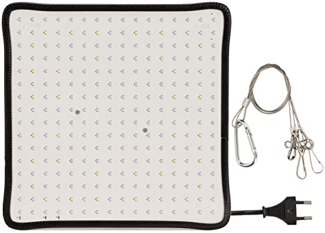 Akozon Lámpara de Cultivo de Plantas, Luz de Cultivo para Invernadero 85265V 1000W Lámpara Control Científico de Plantas LED de bajo Calor (Enchufe de la UE)