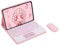 Étui avec Clavier pour Lenovo Tab M11 11 2024 (TB330FU/TB330XU), Rétroéclairage 7 Couleurs, Clavier Bluetooth Amovible avec Pavé Tactile, Souris Bluetooth,Rose