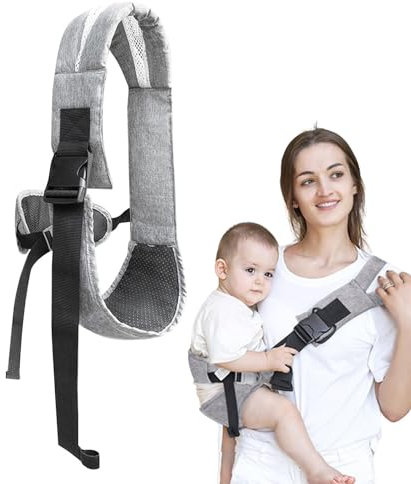 Wild Ride Babytrage, Tragbar Tragetuch Baby Aus Baumwollmaterial, Seitlich Kindertrage Mit Verstellbaren Bequemen Schultergurten