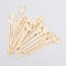 Bafnsiji Pinchos de bambú de Paleta 200pcs, Palillos de bambú Planos, Brocheta de bambú de Forma Animal de Frutas de Dibujos Animados, 9,5 cm Palillos de Dientes para Fiesta de buffets