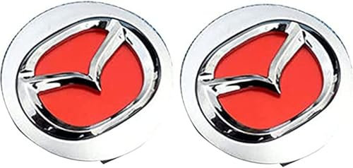 4 Stück Wagen Radnabenkappen für Mazda cx3 cx4 cx5 Ma 6 Atenza Ma 3 Axela 60mm Reifen Felgen Felgendeckel Radkappen Car Hub Centre Caps Wheel Stickers