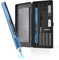 Mini set di cacciaviti elettrici 47 in 1, cacciavite elettrico di precisione, set con 40 punte, piccolo cacciavite elettrico senza fili per fotocamera, laptop blu