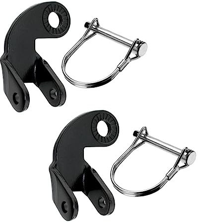WOONEKY Anhängerkupplungs-Set Für Fahrrad Hinterachse Stahlkonstruktion Einfache Montage Mit Schnalle Für Fahrradanhänger Und Befestigung Am Hinterrad