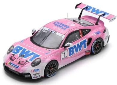 Modellino in Scala Spark Model kompatibel mit Porsche 911 GT3 Cup N.1 Supercup Champion, 2023, Bastian BUUS 1:43, Modell S5800 241217