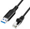 Logilink CU0406 - Cable de conexión USB 3.0 (tipo A) a red (RJ45) - 1 Gbps, 10 m