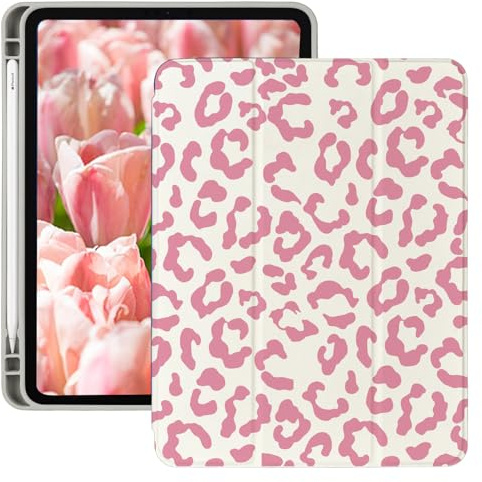 Uioeua Funda compatible con iPad 2022 de 10ª generación de 10.9 pulgadas, con bonito patrón de pintura de flores, con soporte para lápices, patrón floral, TPU suave, soporte triple protector,