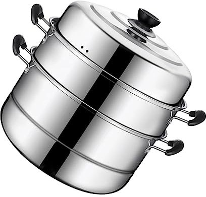 ABOOFAN 1 Pieza De Acero Inoxidable Olla Caliente Eléctrica Humeante Limpiador De Vapor De Mano Inserto De Vapor Para Olla Instante Vapor De La Ropa Parrilla Del Horno Multi