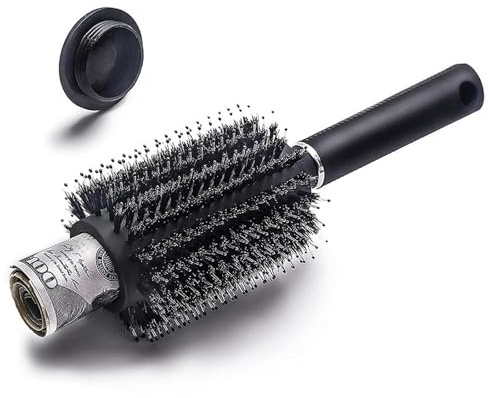 Secret Stock Hidden Storage - Safe Water Bottle, Hair Brush with Hidden Compartment | Portable Hairbrush Comb Safe For Distraction And Hiding Private Items Home, Festivals, Car,