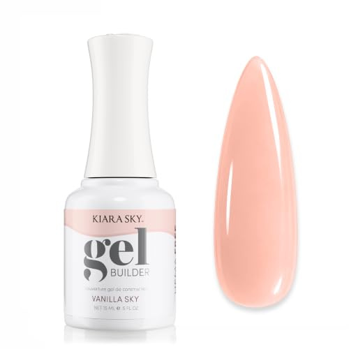 KIARA SKY Hema-Free Builder Nail Gel, Vanilla Sky, 0.5 Fl oz