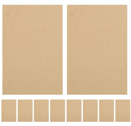 Uonlytech 10stücke Kraftpapier Notizbuch Blanko Ohne Regeln Für Schreiben Und Notizen Kopiernotizblock Mit Durchschreibepapier Für Finanzen Und Büro Unliniertes Schreibwarennotizbuch