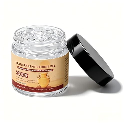 Museum Putty 60g (2.12oz) | Removable reusable display gel for securing antiques, ceramics, glass and collectibles on smooth surfaces.