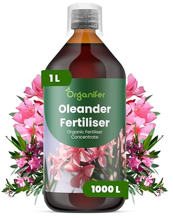 Engrais Liquide Pour Laurier-rose - NPK 2-1-8 | Feuilles Saines Et Floraison Abondante - Stimule Racines Et Vitalité - 1L - Organifer