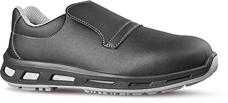 U-Power - Chaussures de sécurité basses sans métal antidérapantes hydrofuges NOIR - Environnements aseptisés - S2 SRC 39 Noir