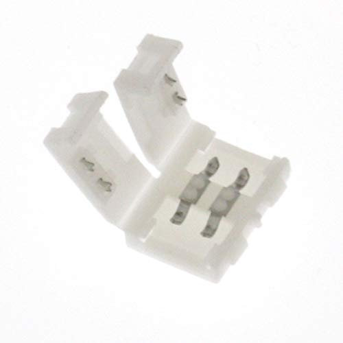 LED Streifen Clip - Verbinder; Verbinder für 8mm (2PIN) LED Strips / Bänder ohne Kabel