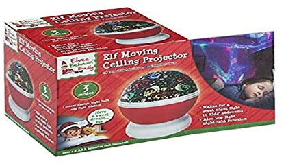 Elves Behavin' Badly Elf Projecteur de plafond mobile Illustrations de Noël 3 modes