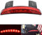 NATGIC 1 STÜCKE Motorrad Bremslicht Motorrad Rücklicht Hinterer Kotflügel Bremslicht Umrüstung Zubehör für Ha*rley Spor-tster XL 883N 1200N XL1200V XL1200X - Rote Linse