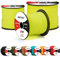 Brotree 3mm Paracord 425 100% Nylon 30M Rope 3 Strands Type II Parachute Cord for Outdoor, Craft, DIY - 192kg Breaking Load (Neon Yellow)