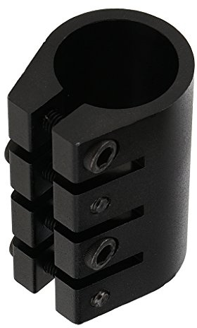 CUTICATE Professionelle Scooter Clamp Teile Länge 70mm Durchmesser 31,8mm Sports - Schwarz