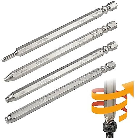 ENGINEER DBZ-20 - Set di punte per estrattori di viti a testa esagonale, facile rimozione di viti a testa esagonale rovinate (made in Japan)