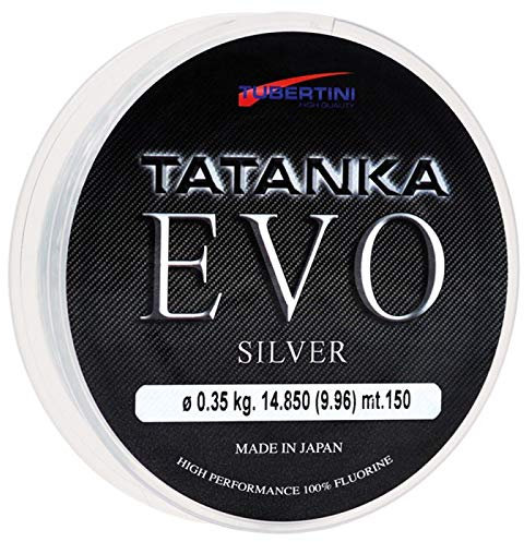 Tubertini Filo da Pesca Tatanka Evo Silver 0.14 mm 150 m in Fluoirine