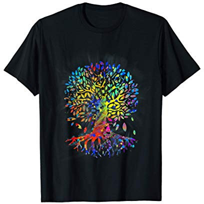 Arbre De Vie Cadeau L'Arbre De Vie Méditation T-Shirt
