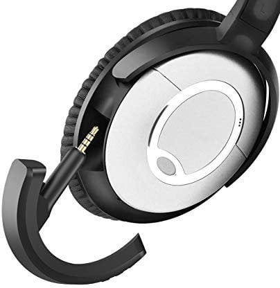 YOCOWOCO aptX Wireless Bluetooth 5.0 Adapter for Bose QuietComfort QC 15 with Mic/Volume Control, Black