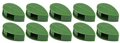 NSXIN Pflanzenclips Pflanzstab Pflanzenringe, Pflanzenklammern Garten Clips Selbstklebender Haushaltsrebenhalter Pflanzenklammern Für Tomaten Rosen Gurken Und Andere Rankpflanzen (10 Stück,Grün)