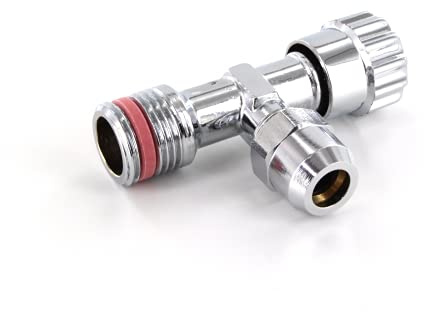 DL-pro Eckventil 1/2 Zoll x 10mm Eckregulierventil selbstdichtend Wasserventil Ventil für Armatur Waschbecken Spülbecken Küche Bad | Messing verchromt