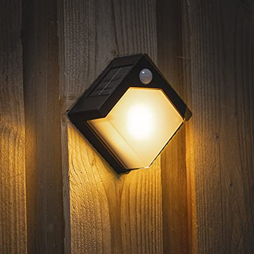 LED's light Applique murale LED solaire design avec détecteur de mouvement Blanc chaud IP44