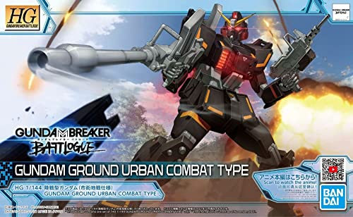 BANDAI Gundam - HG 1/144 Gundam Ground Urban Comba Type - Modellbausatz 199619