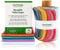 ZeroWastely Lot de 24 rouleaux de papier toilette réutilisables lavables – Serviettes de bidet lavables – Coupez et gaspillez moins avec nos lingettes colorées super douces, absorbantes et
