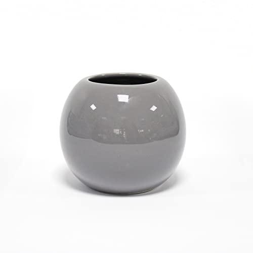 douceur d'intérieur, Tumbler (Diameter 9,2 x 9 cm) Bullea Light Grey, Ceramic
