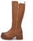 IF Fashion Stivali Biker Motociclista Da Donna Doppia Cerniera Zip Tacco Medio Platform Carrarmato 6631 camel N.40