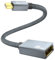 Mini DisplayPort auf DisplayPort 1.4 Adapter unterstützt 8K@60Hz 4K@144Hz 120Hz 2K@240Hz, AMD Eyefinity, NVIDIA Mosaic, HDR, FreeSync, G-SYNC für Laptop, PC, Intel NUC, Surface, Tablet, Monitor (0,8m)