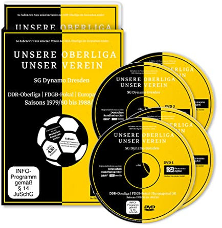 UNSERE OBERLIGA-UNSER VEREIN - SG Dynamo Dresden; DDR-Oberliga, FDGB-Pokal und Europapokal-Heimspiele, Saisons 1979/80 bis 1988/89