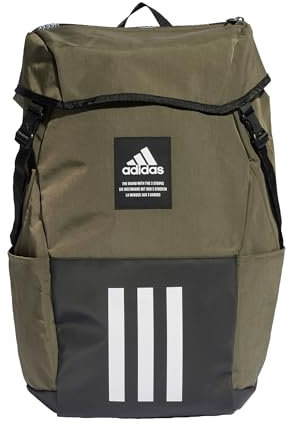 adidas Unisex 4ATHLTS Camper Backpack, Olive Strata/Black/White, One size