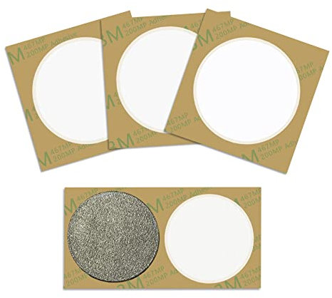 30Pcs SANPOPO Anti-Metal NFC Stickers NFC Tags White NTAG215 Round NFC Stickers (25mm) Compatible with iPhone and All Other NFC Enabled Devices 504 Bytes Memory