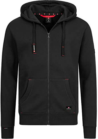Höhenhorn Woodberg Herren Hoodie Pullover Schwarz Gr. M