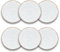 ARCA, Servizio di Piatti, Set di 6 Piatti Piani, Realizzati in Melamina, Set per la Tavola, Colore Bianco, Collezione Tierra, 28x2 cm