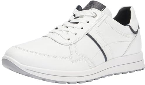 ara Herren Matteo Slipper, Weiss,BLAU, 43 EU Weit