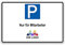PrintPlanet® Parkschild mit eigenem Text personalisieren - Alu-Dibond 3 mm Weiß - Verschiedene Größen - Parkplatz für Mitarbeiter mit Logo