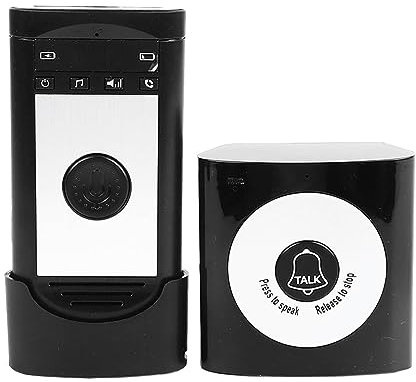 FILFEEL TECKNET Drahtlose Türklingel, Wasserdichtes -Türklingel-Set für Zuhause, 1300 Fuß Reichweite, 60 Melodien, 5 Lautstärkestufen, Stummschaltungsmodus, LED-Lichtblitz-Türklingel