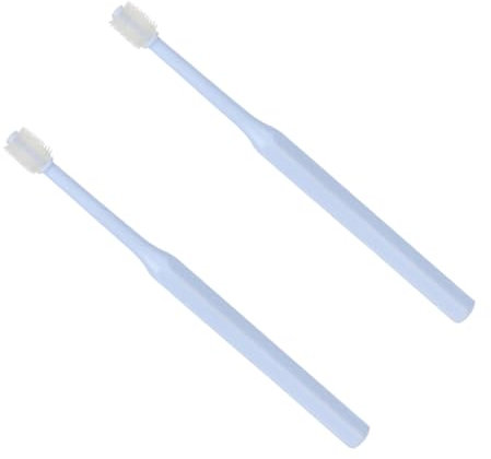 FOMIYES 2stücke Pet Cleaning Zahnbürste Für Katzen Und Kleine Hunde Ergonomisches Design Tpe-material Sanfte Zahnreinigung Und Zahnfleischmassage Für Mundpflege