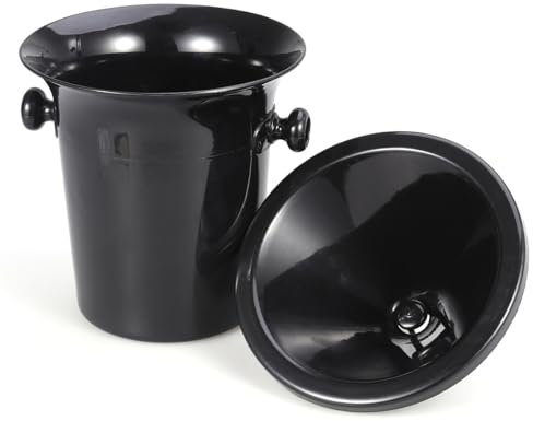 Cabilock Wine Spittoon Wine Tasting Bucket Wine Dump Buckets Spit Wine Barrels Ice Bucket with Handles Beverage Tub for Wine Beer Bottles Jug Wine Tasting Accessories