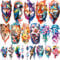 77 Feuilles de Tatouages ​​Temporaires, 17 Feuilles Demi-bras Fleur Lion Loup Tigre Chat Hibou Perroquet Faux Tatouages ​​pour Adultes, 60 Feuilles de Petits Tatouages ​​Temporaires pour Femmes Filles