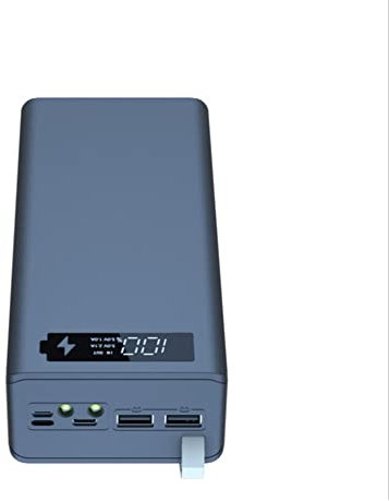 Yheonver Boîtier de batterie USB 16 x 18650 C16 avec éclairage LED amovible pour recharger les smartphones