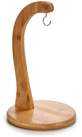 LEKE GO Soporte para Plátanos de bambu con gancho exhibición de frutas con gancho para el hogar o la encimera de la barra